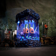 Hollow Knight Pumpkin Knight Epoxy Resin Lamp – Dark Forest Mushroom Diorama Light