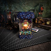 Hollow Knight Pumpkin Knight Epoxy Resin Lamp – Dark Forest Mushroom Diorama Light