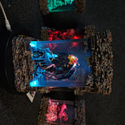 Balrog vs Gandalf Epoxy Resin Lamp – Lord of the Rings Bridge of Khazad-dûm Diorama