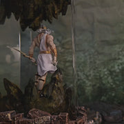 Zeus Epoxy Resin Lamp – Greek God of Thunder LED Resin Diorama Night Light