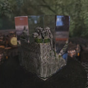 Naruto Valley of the End Epoxy Resin Lamp – Madara & Hashirama LED Diorama Light